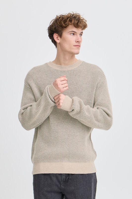 Fenix Ribbed Knit Silver Lining - Grey Casual Friday 