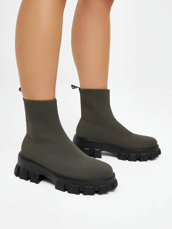 Biaprima Ankelboots Olive BIANCO