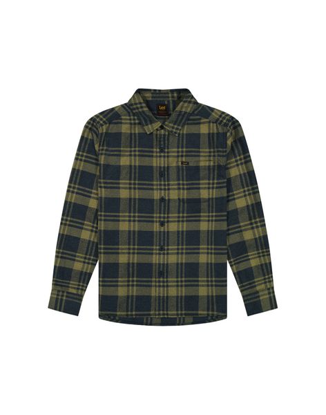  Leesure Shirt Moss Garden Jaspe LEE