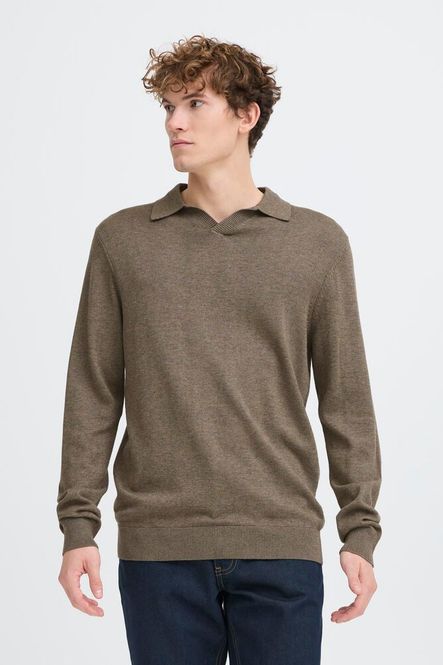 Hovedbilde Polo Knit Bells Major Brown Melange Casual Friday ...