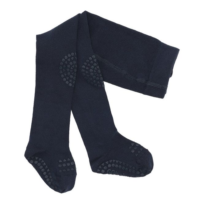 Hovedbilde Kravle Strømpebukser Bomull Navy Blue GoBabyGo