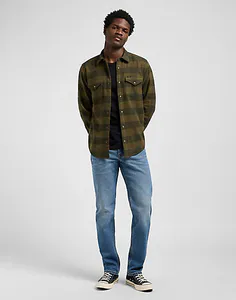 Hovedbilde Clean Western Shirt Army Green LEE